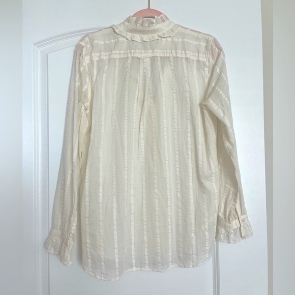 J. Crew Classic Ruffleneck Shirt - Picture 2 of 4